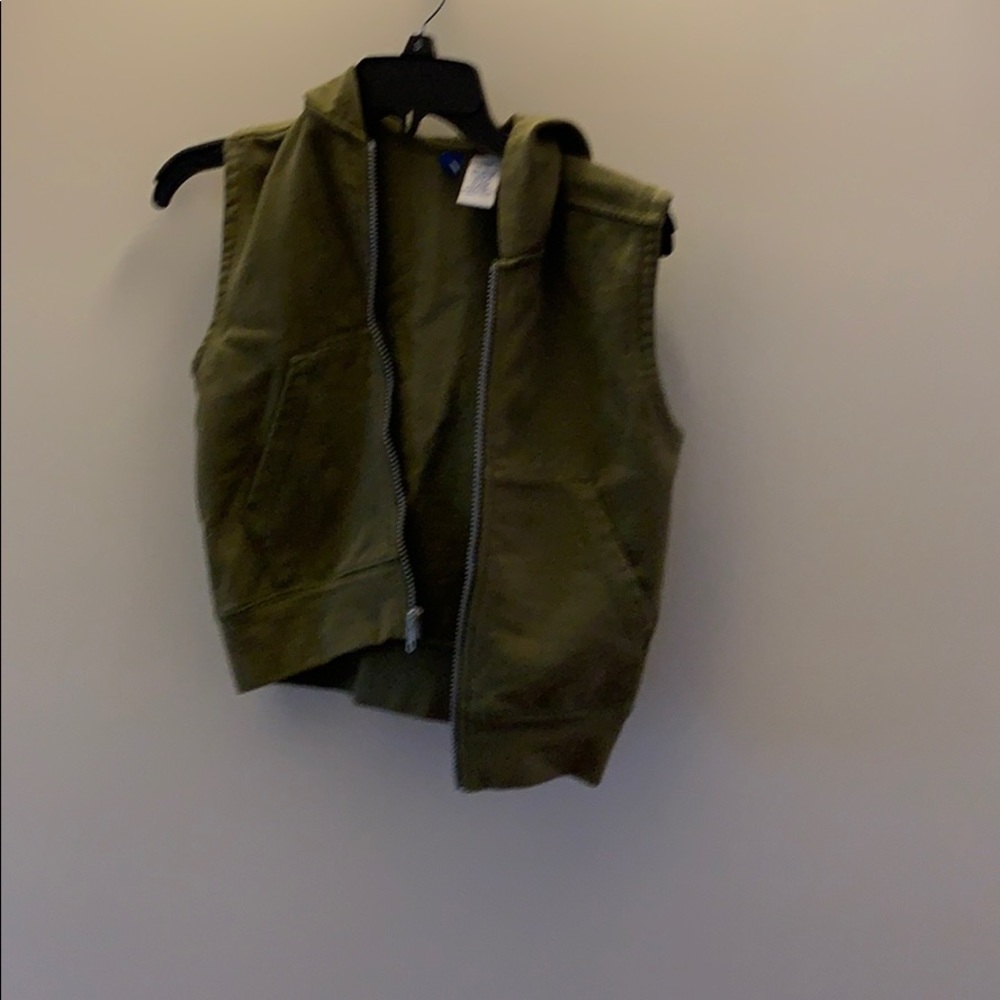 Gymboree Boys Vest Olive Large